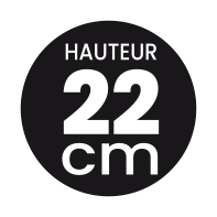 Hauteur 22 cm